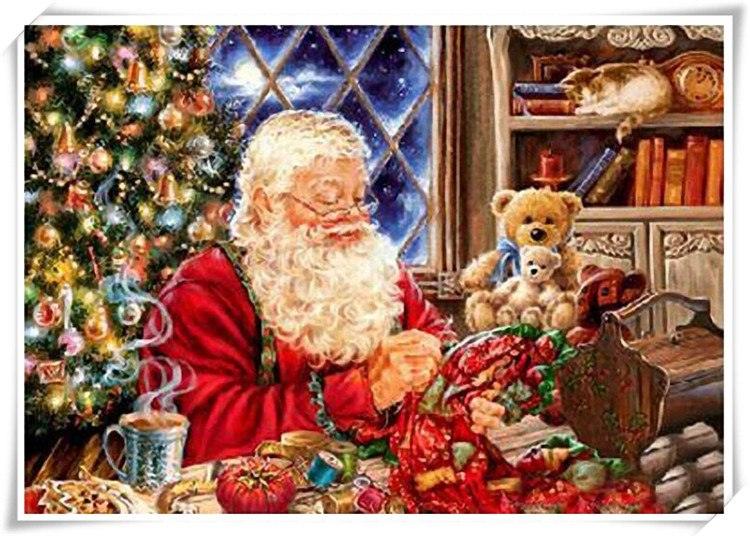 Santa Clause 5D DIY Paint By Diamond Kit – Original Paint By Diamond