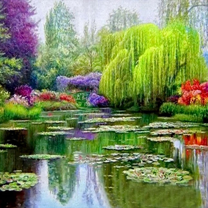 Lake Landscape 5D DIY Paint By Diamond Kit