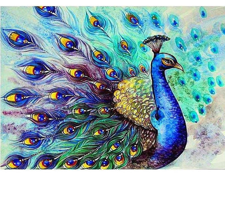 Peacock 5D DIY Paint By Diamond Kit