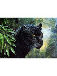 Black Panther 5D DIY Paint By Diamond Kit
