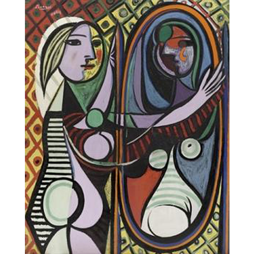 Girl Before A Mirror - Pablo Picasso 5D DIY Paint By Diamond Kit