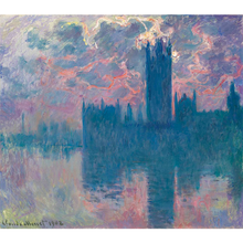 Houses Of Parliament Series - Claude Monet 5D DIY Paint By Diamond Kit