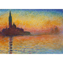 San Giorgio Maggiore At Dusk - Claude Monet 5D DIY Paint By Diamond Kit