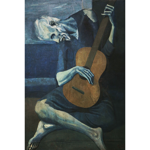 The Old Guitarist - Pablo Picasso 5D DIY Paint By Diamond Kit
