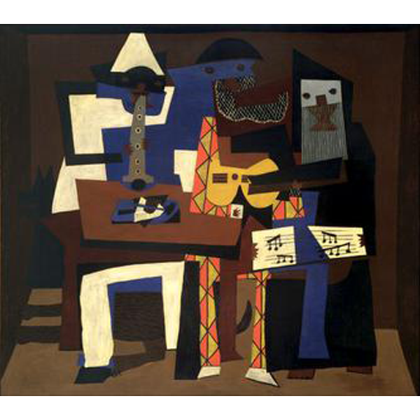 Three Musicians - Pablo Picasso 5D DIY Paint By Diamond Kit