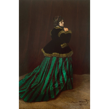 The Woman In The Green Dress - Claude Monet 5D DIY Paint By Diamond Kit