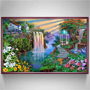 Beautiful Scenic Embroidery 5D DIY Paint By Diamond Kit